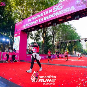 Race photo from SMARTFREN RUN 2026