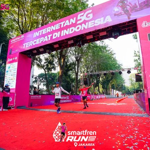 Race photo from SMARTFREN RUN 2026