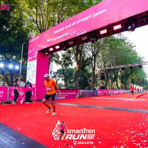 Race photo from SMARTFREN RUN 2026