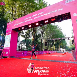 Race photo from SMARTFREN RUN 2026