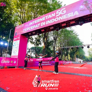 Race photo from SMARTFREN RUN 2026