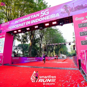 Race photo from SMARTFREN RUN 2026