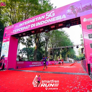 Race photo from SMARTFREN RUN 2026