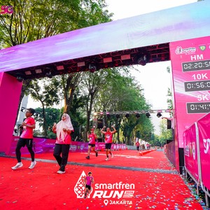 Race photo from SMARTFREN RUN 2026