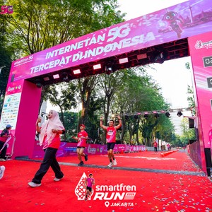Race photo from SMARTFREN RUN 2026