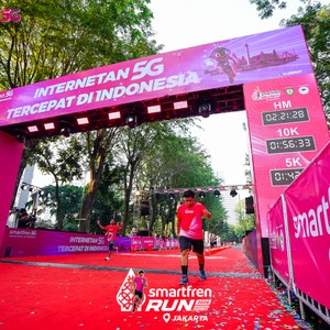 Race photo from SMARTFREN RUN 2026