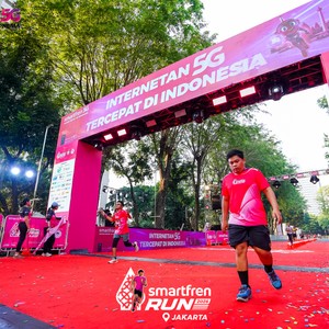 Race photo from SMARTFREN RUN 2026