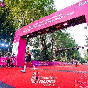 Race photo from SMARTFREN RUN 2026