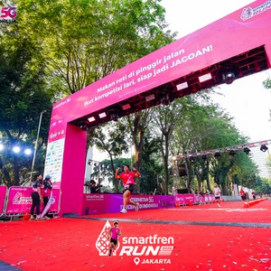 Race photo from SMARTFREN RUN 2026