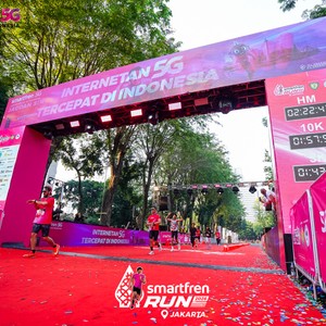Race photo from SMARTFREN RUN 2026
