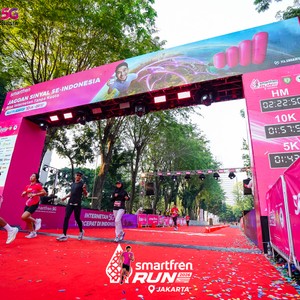 Race photo from SMARTFREN RUN 2026