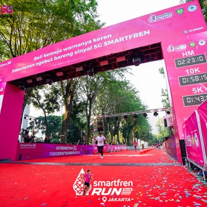 Race photo from SMARTFREN RUN 2026