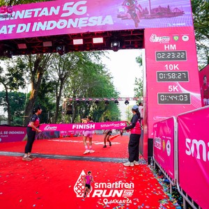 Race photo from SMARTFREN RUN 2026