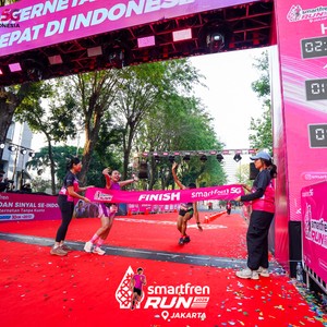 Race photo from SMARTFREN RUN 2026