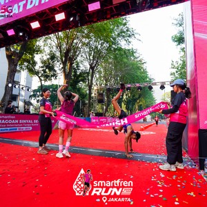 Race photo from SMARTFREN RUN 2026