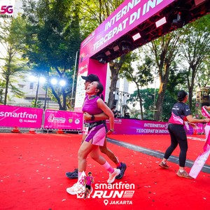 Race photo from SMARTFREN RUN 2026