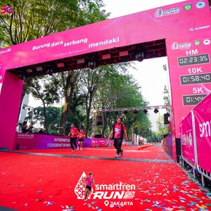Race photo from SMARTFREN RUN 2026