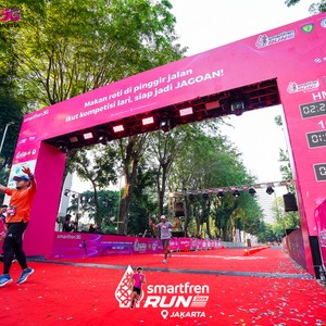Race photo from SMARTFREN RUN 2026
