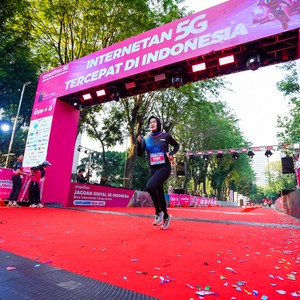Race photo from SMARTFREN RUN 2026