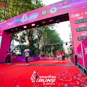 Race photo from SMARTFREN RUN 2026