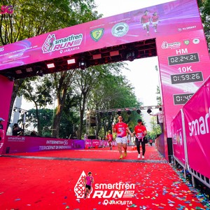 Race photo from SMARTFREN RUN 2026