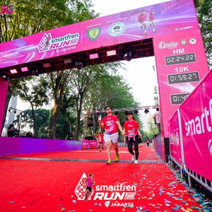 Race photo from SMARTFREN RUN 2026