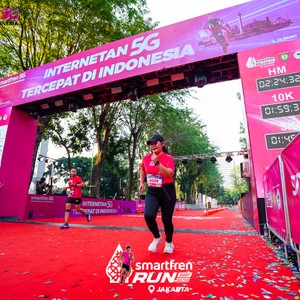 Race photo from SMARTFREN RUN 2026
