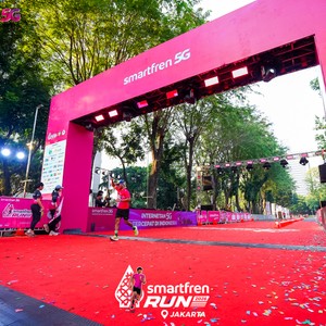 Race photo from SMARTFREN RUN 2026