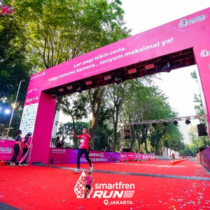 Race photo from SMARTFREN RUN 2026