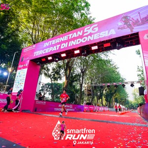 Race photo from SMARTFREN RUN 2026