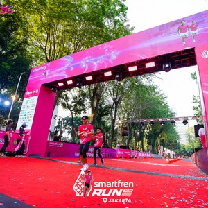 Race photo from SMARTFREN RUN 2026