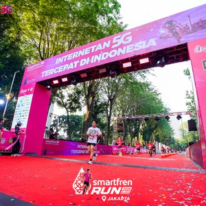 Race photo from SMARTFREN RUN 2026