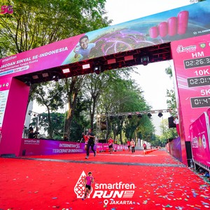 Race photo from SMARTFREN RUN 2026