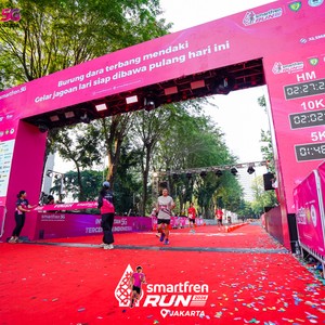 Race photo from SMARTFREN RUN 2026