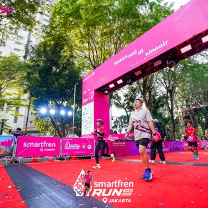 Race photo from SMARTFREN RUN 2026