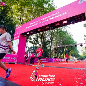 Race photo from SMARTFREN RUN 2026