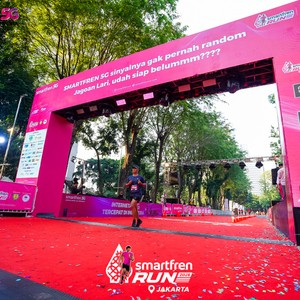 Race photo from SMARTFREN RUN 2026