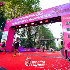 Race photo from SMARTFREN RUN 2026