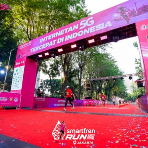Race photo from SMARTFREN RUN 2026
