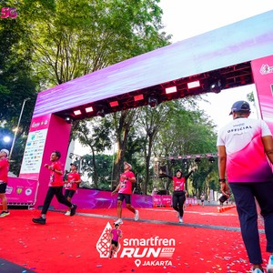 Race photo from SMARTFREN RUN 2026