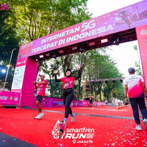 Race photo from SMARTFREN RUN 2026