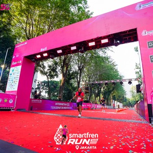 Race photo from SMARTFREN RUN 2026