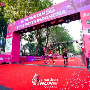Race photo from SMARTFREN RUN 2026