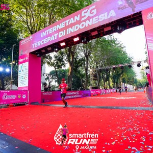 Race photo from SMARTFREN RUN 2026