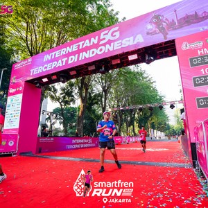 Race photo from SMARTFREN RUN 2026