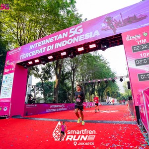 Race photo from SMARTFREN RUN 2026