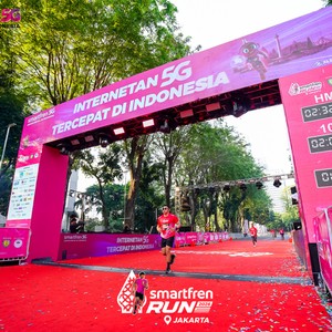 Race photo from SMARTFREN RUN 2026