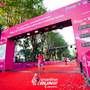 Race photo from SMARTFREN RUN 2026