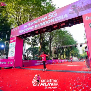 Race photo from SMARTFREN RUN 2026