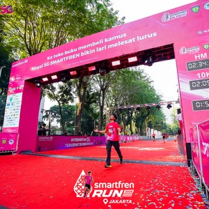 Race photo from SMARTFREN RUN 2026